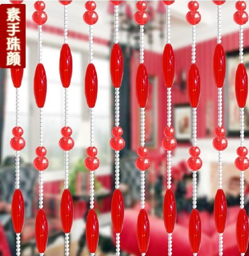 20 m/lot of gourd and olive shape crystal glass curtain cust