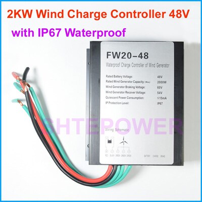 2kw 2000w wind generator charge controller regulator  48v t