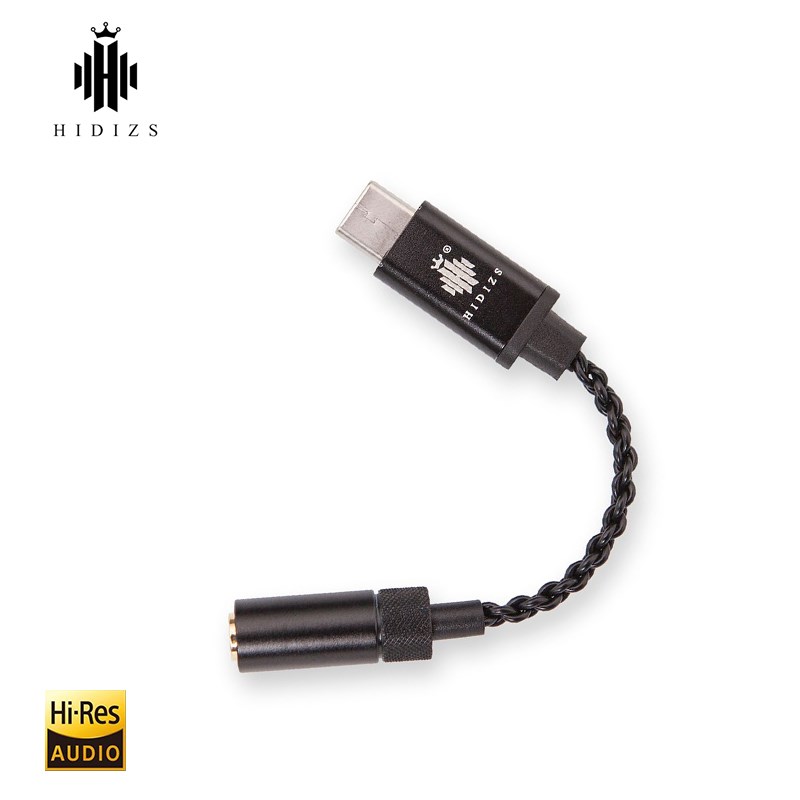 HIDIZS Sonata II HD USB DAC Hi Res Type C to 3.5mm Headphon