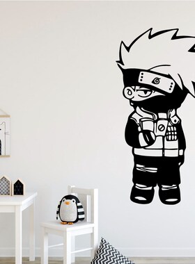 Cartoon Naruto Kakashi Wall Decal Art Vinyl Stickers For Ho