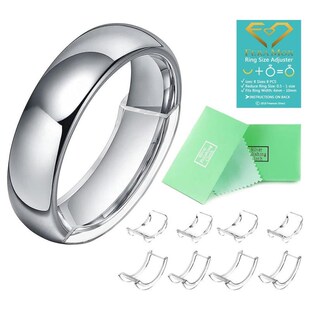 8Pcs/set Silicone Invisible Ring Size Adjuster For Loose Ri