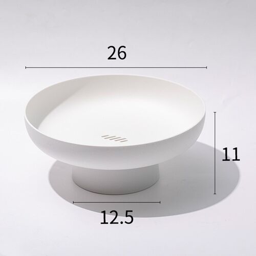 JO LIFE Creative Macaron Color Fruit Drain Basket Snack Stor