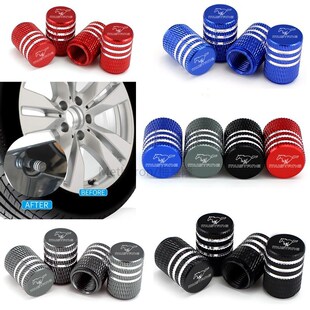 4Pcs Car Tire Decoration For Ford Mustang Logo Mondeo Focus