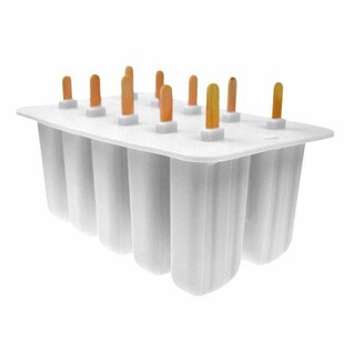 10-hole Silicone Ice Cream Mould Frozen Maker Tools Ic