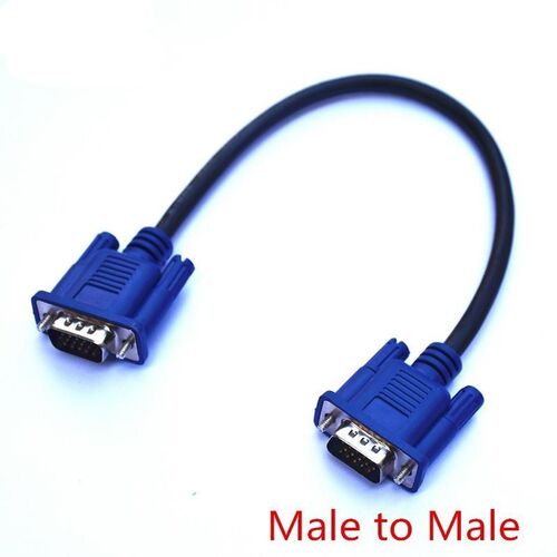 30cm 50cm  HD15Pin VGA D-Sub Short Video Cable Cord Male to