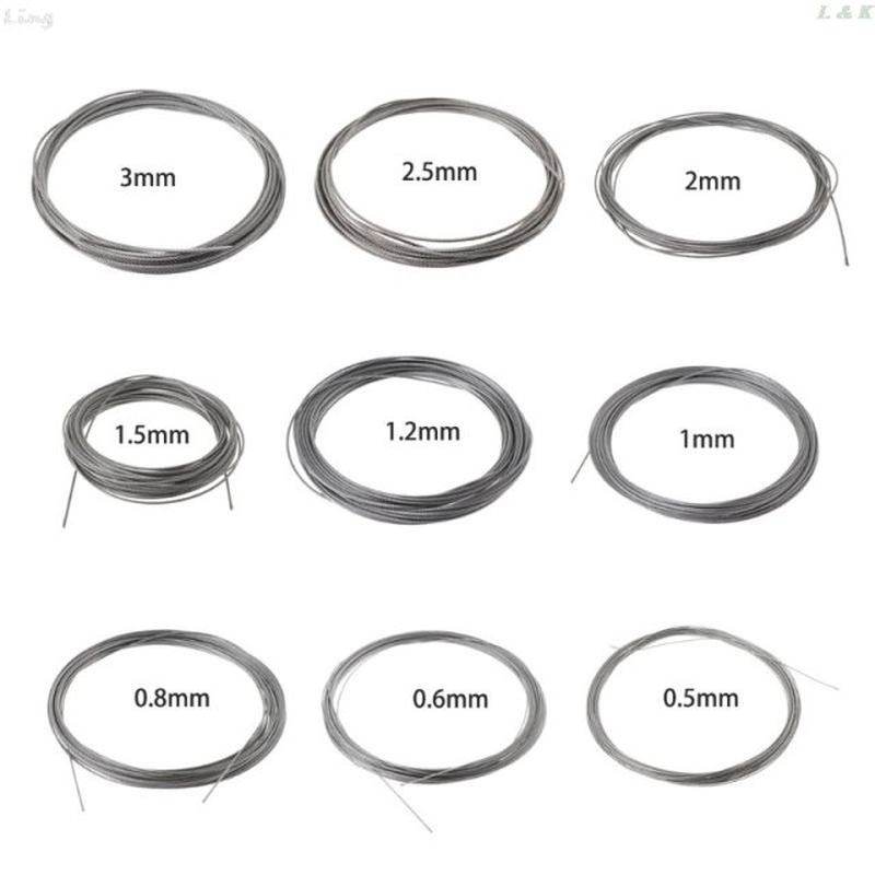 new 10m 304 stainless steel wire rope soft fishing lifting c