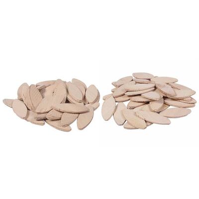 200Pcs No.20/No.10 Assorted Wood Biscuits For Tenon Machine