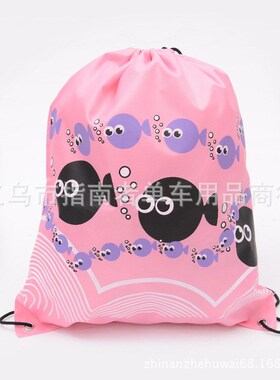 1pc Waterproof Drawstring Backpack Outdoor Travel Organizer