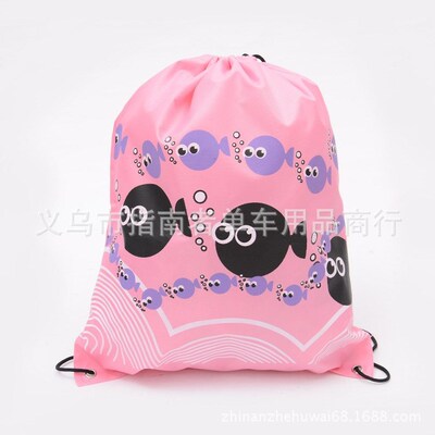 1pc Waterproof Drawstring Backpack Outdoor Travel Organizer