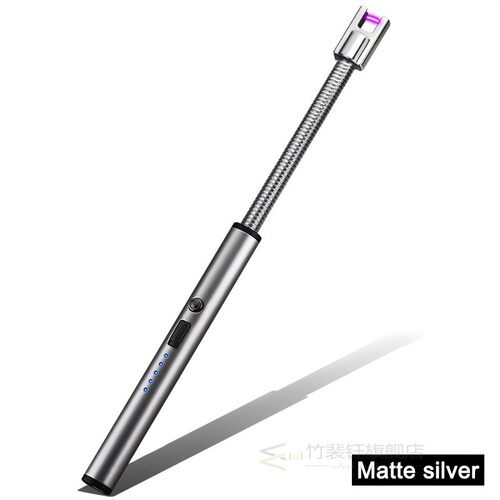 1pcs USB Electric Lighter 360 Degree Rotation Rechargeable