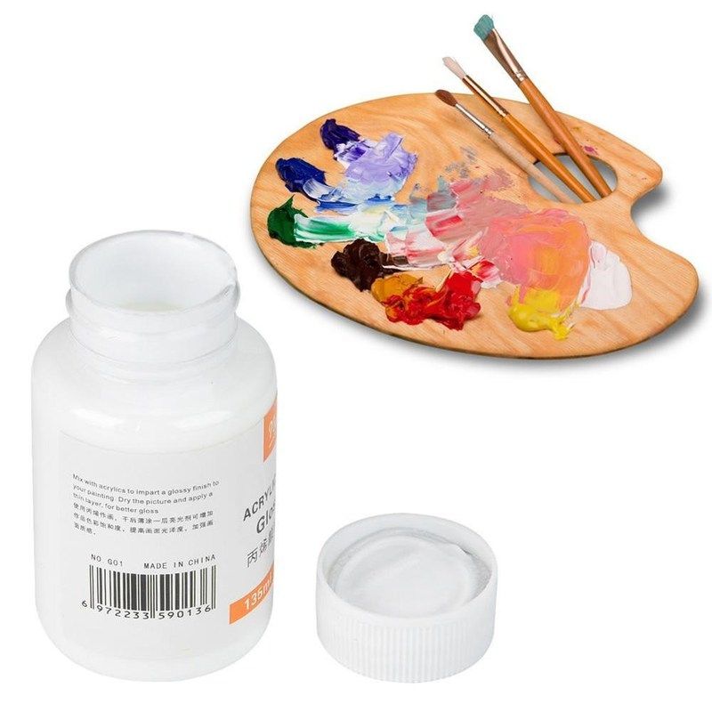 artists drawing pigment polish acrylic medium gloss gel art