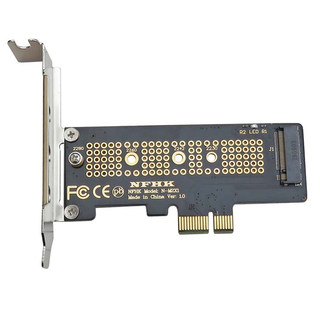 NVMe PCIe M.2 NGFF SSD to PCIe x1 adapter card PCIe x1 to M.