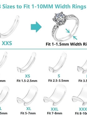 Invisible Ring Size Adjuster Reducer Ring Sizer Fit Any Rin