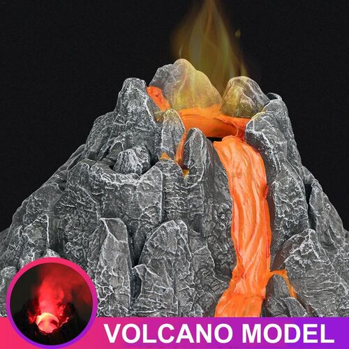 New Simulation Volcanic Eruption Model Steam Volcano Models