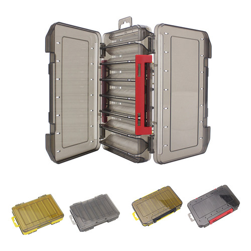 Squid Jig Lure Case Tackle Box for 12/14 Jigs Lure 2 Sided S