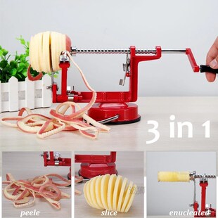 Fruit Apple Machine Peeler Slicer Cutter Bar Home Hand-crank