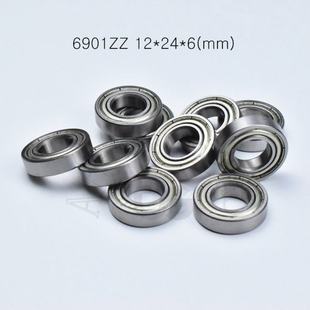 10pcs 6901ZZ 12*24*6(mm) free shipping chrome steel Metal S