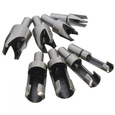 4pcs 8mm Shank Barrel Cork Drill Plug Cutter Drill Bit Bored