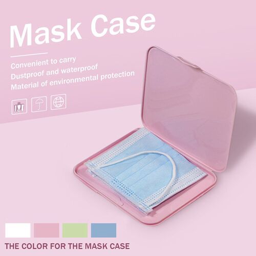 Masks Box Mask Storage Case Portable Squre Face Masks Conta
