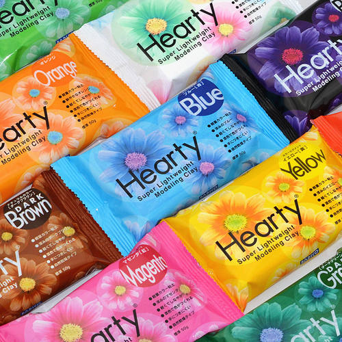 PADICO Modeling Clay Hearty 50g Super Lightweight 10 Colors