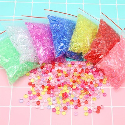 Colorful Beads Balls Charms for Slime Supplies Addition for