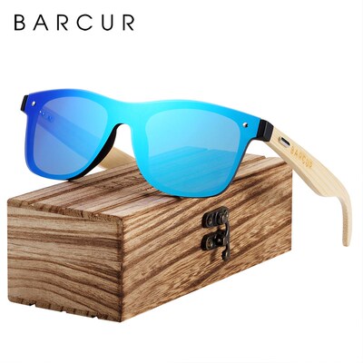 BARCUR Wood Glasses Bamboo Sunglasses Eyewear Accessories F