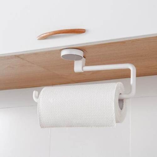 Suction Cup Rack Toilet No Drilling white Wall Mount Bathroo
