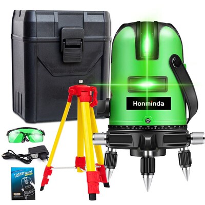 5 Lines 6 Points  Green Laser Level Automatic Self Leveling