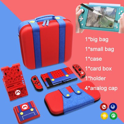 5 In 1 Storage Bag Nintend Switch NS Accessories Console Ca