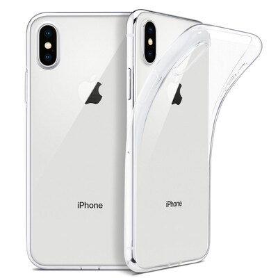 iPhone X Case, WEFOR Slim Clear Soft TP Cover Support Wirele