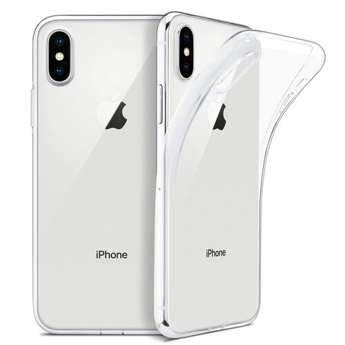 iPhone X Case, WEFOR Slim Clear Soft TP Cover Support Wirele