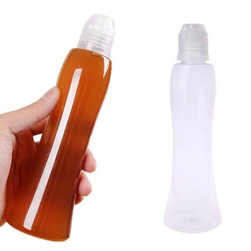 Kitchen 380g Empty Plastic Squeeze Bottle Condiment Dispense