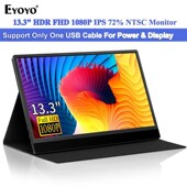 Portable EM13R Eyoyo IPS Gaming portatil PS4 Monitor HDR