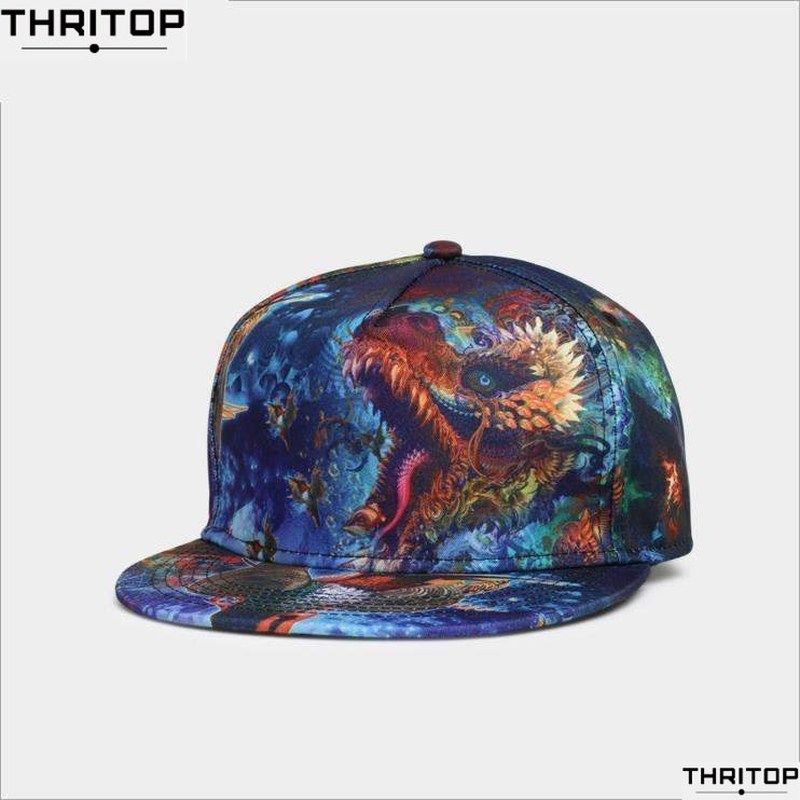 flat hip hop cap hat men women 卡通印花帽子嘻哈帽 caps hats