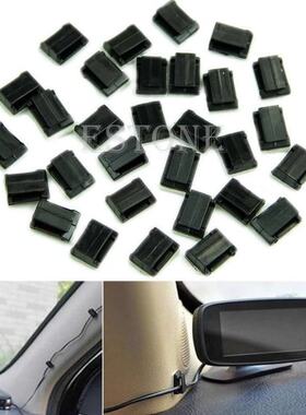 30 Pcs Car Wire Cord Clip Cable Holder Tie Fixer Organizer D