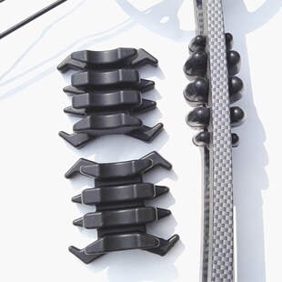 1 Pair Archery Rubber Bow Limbs Vibration Damper Dampener S