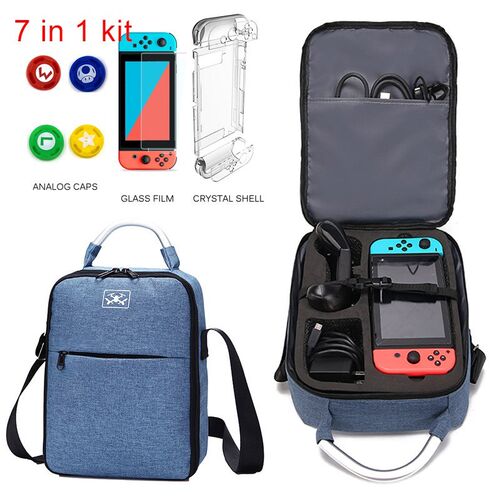 7 In 1 Case for Nintendo Switch Shoulder Carrying Bag Switc