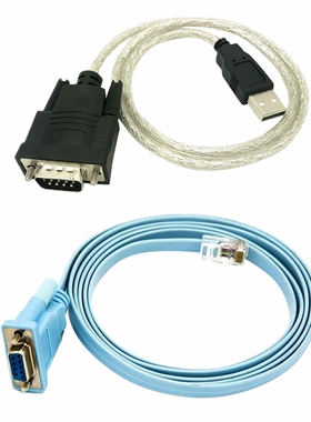 RJ45 Network Cable Serial Cable Rj45 to DB9 and RS232 to USB
