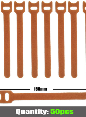 50pcs Velcros cable ties Velcro Adhesive Fastener Tape  Hook