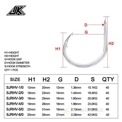 New  Hook Super Anti Rust Seawater  Craftsmanship Extremely