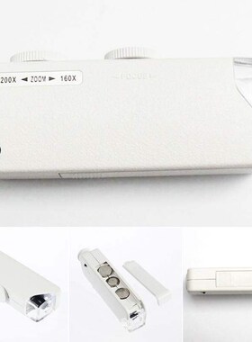 Hot Sale 160-200X Adjustment Handheld Portable LED Microscop