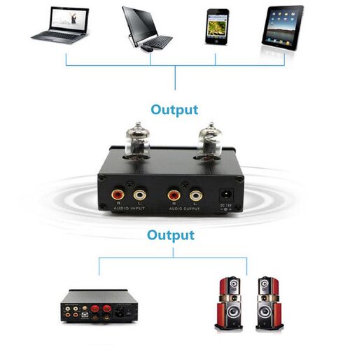 FX-Audio Tube-01 Mini 6J1 Valve Vacuum Tube Pre-Amplifier St