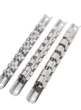 U50A Socket Rack Holder 1/4 3/8 1/2 with 8 Clips On Rail