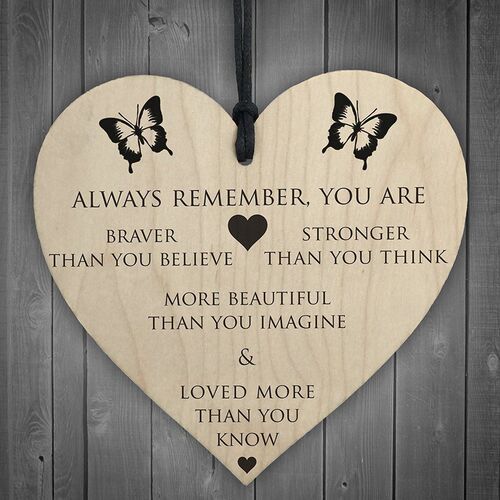 7# You Are Braver Stronger Smarter Beautiful Hanging Decora