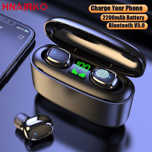 Wireless Headphones with 2200mAh Charging Case TWS Bluetoot