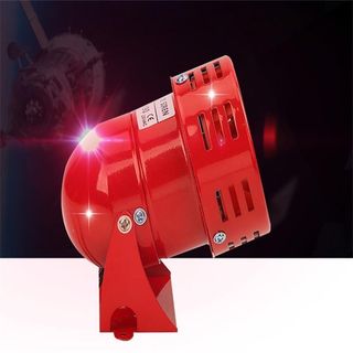 MS-190 AC 220V 110V DC 12V 24V 110DB Red Mini Metal Motor Si