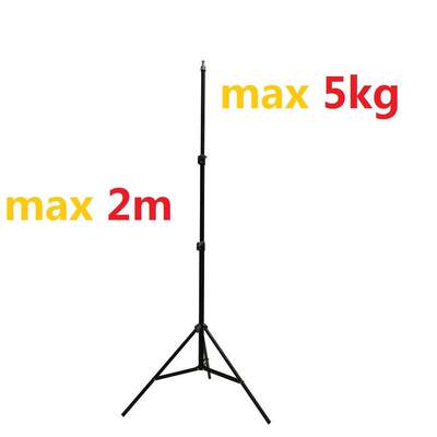 Heavy Duty Metal 2 meter Light Stand Max Load 5KG 2m Profess