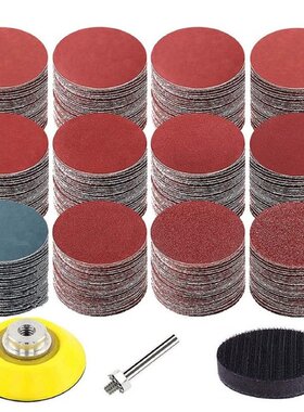 240 Pcs 2 Inch Sanding Discs Pad Kit Hook And Loop Sandpaper