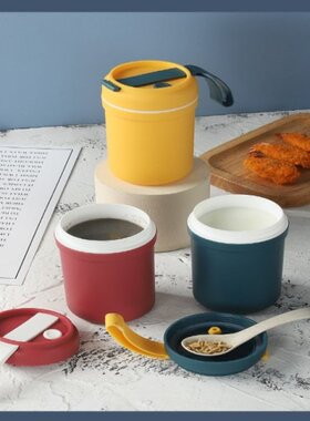 Creative Lunch Box Portable Wheat Straw Lunch Breakfast Drin