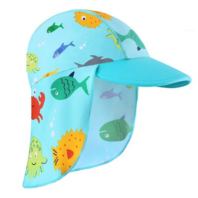 BAOHL Baby Swimming Caps 2019 Swim Sun Hats Flamingos Patter
